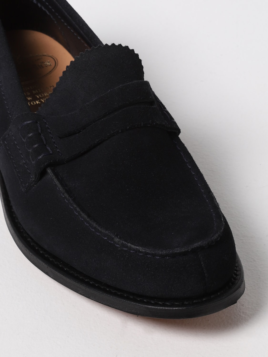 CHURCH'S MOCASSINI: Mocassino Pembrey Church's in camoscio, Blue - Img 4