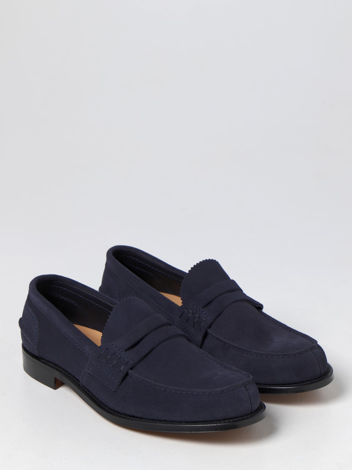 CHURCH'S LOAFERS: Church's Pembrey suede loafers, Navy - Img 2