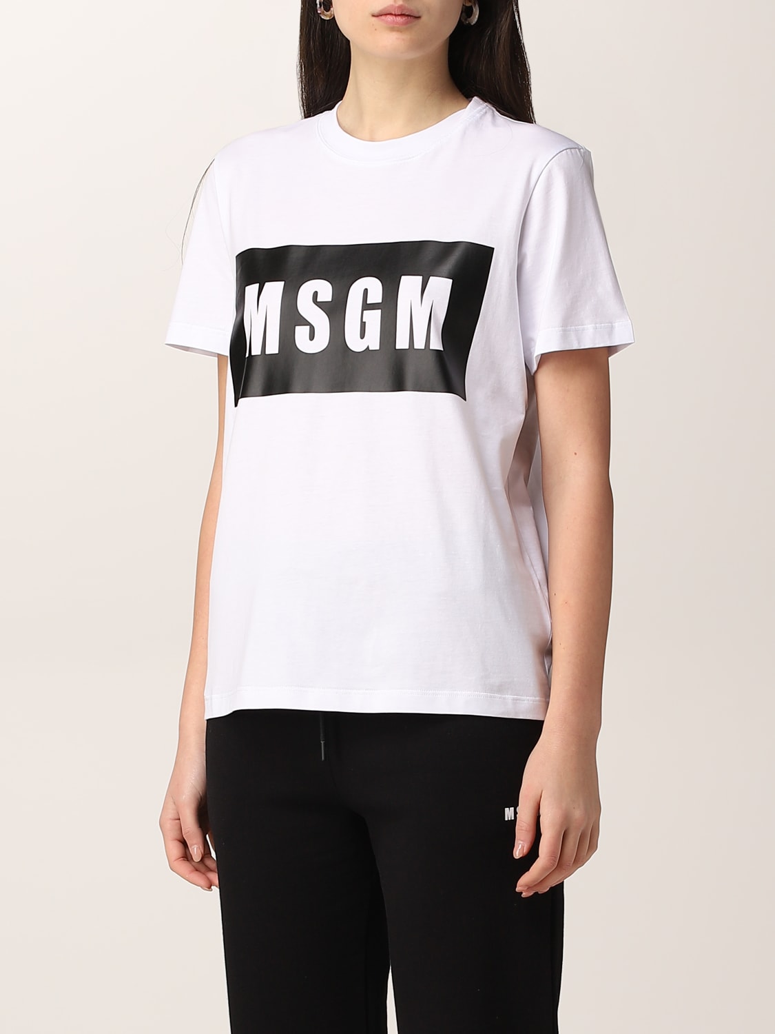 MSGM CAMISETA: Camiseta mujer MSGM, Blanco - Img 4