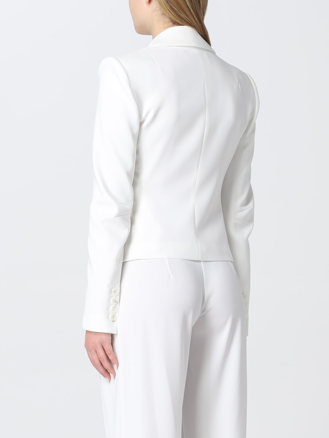 PATRIZIA PEPE JACKET: Blazer women Patrizia Pepe, White - Img 2