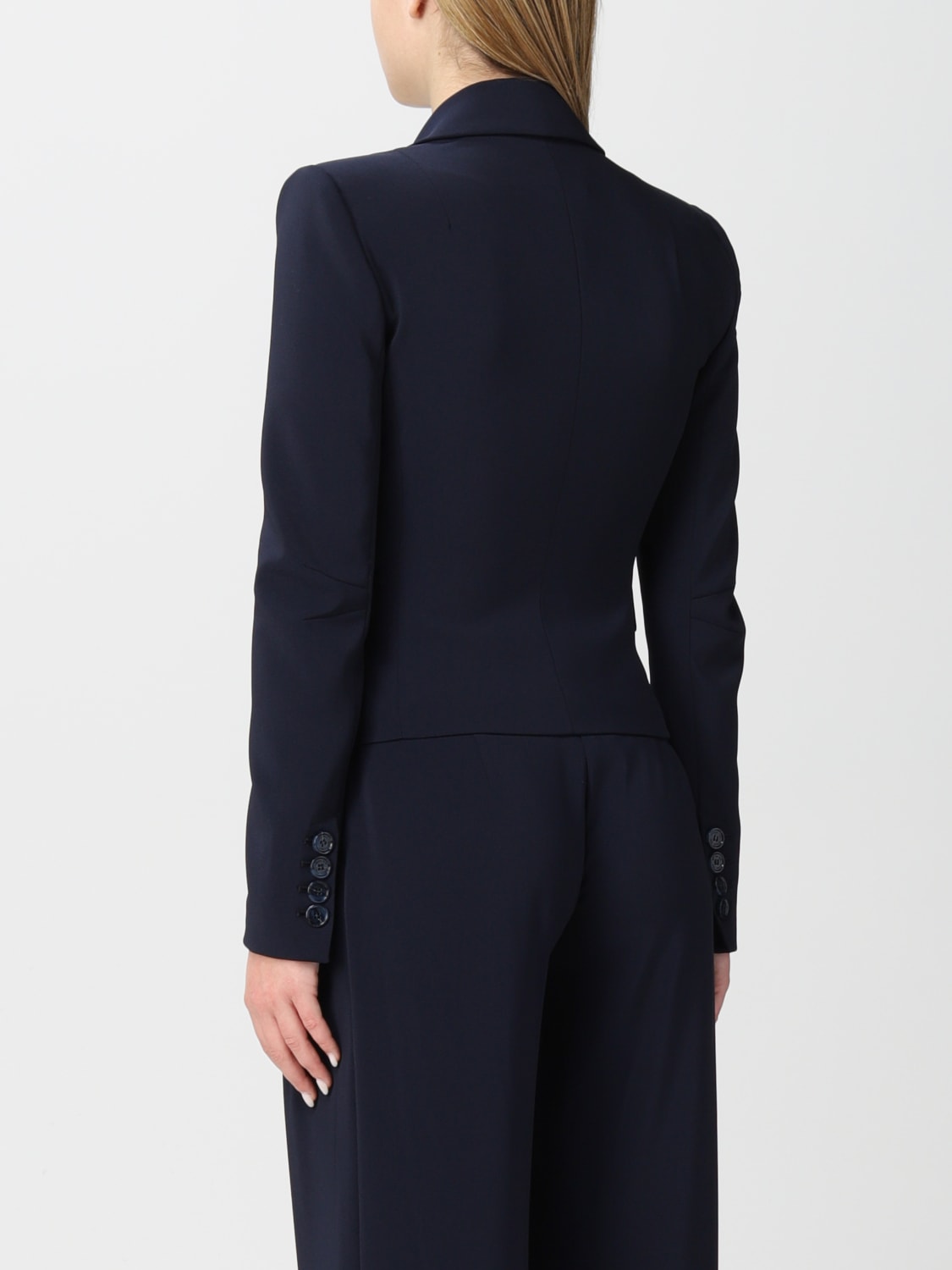 PATRIZIA PEPE BLAZER: Blazer women Patrizia Pepe, Blue - Img 2