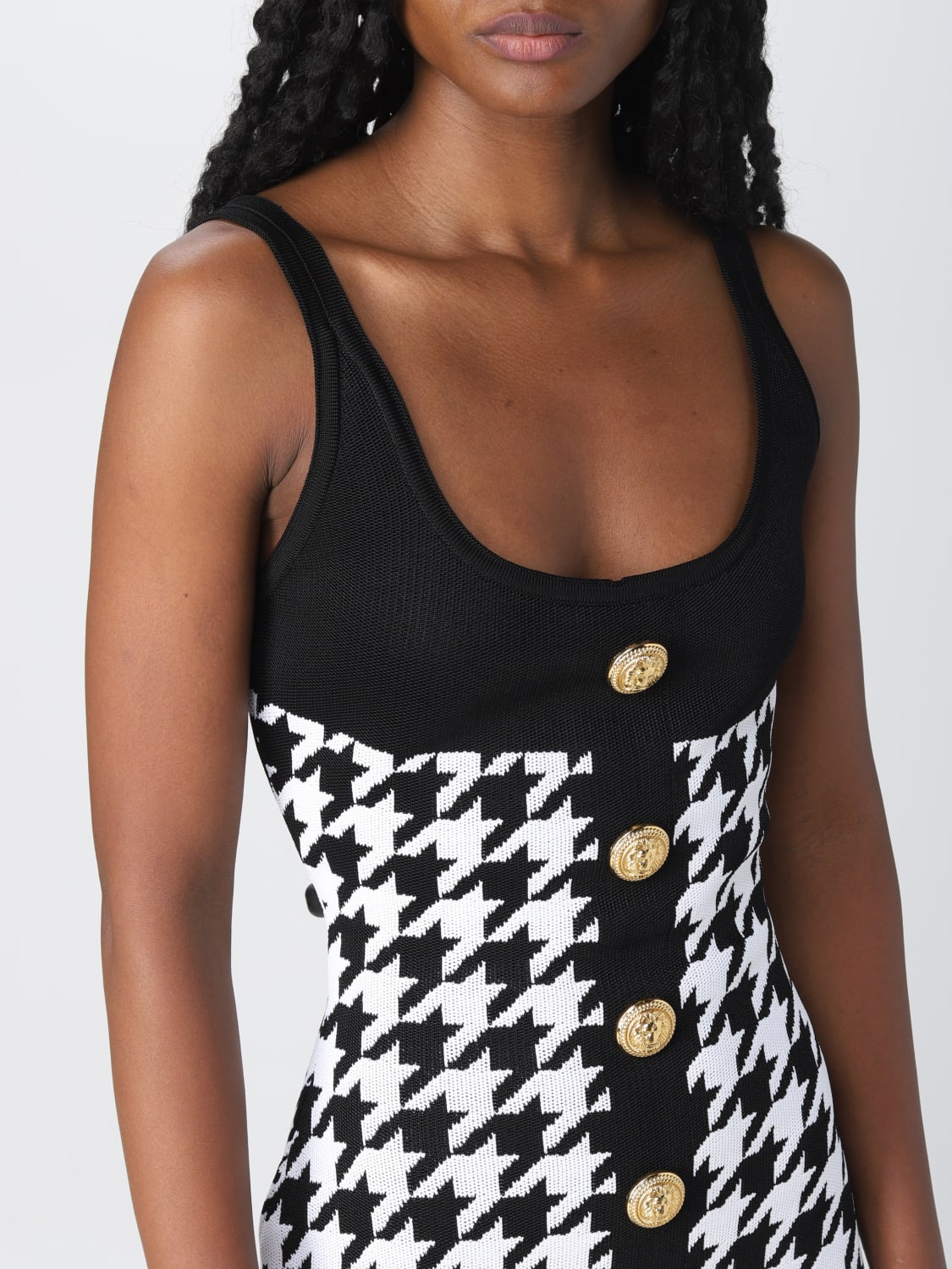 BALMAIN DRESS: Dress women Balmain, Black - Img 4