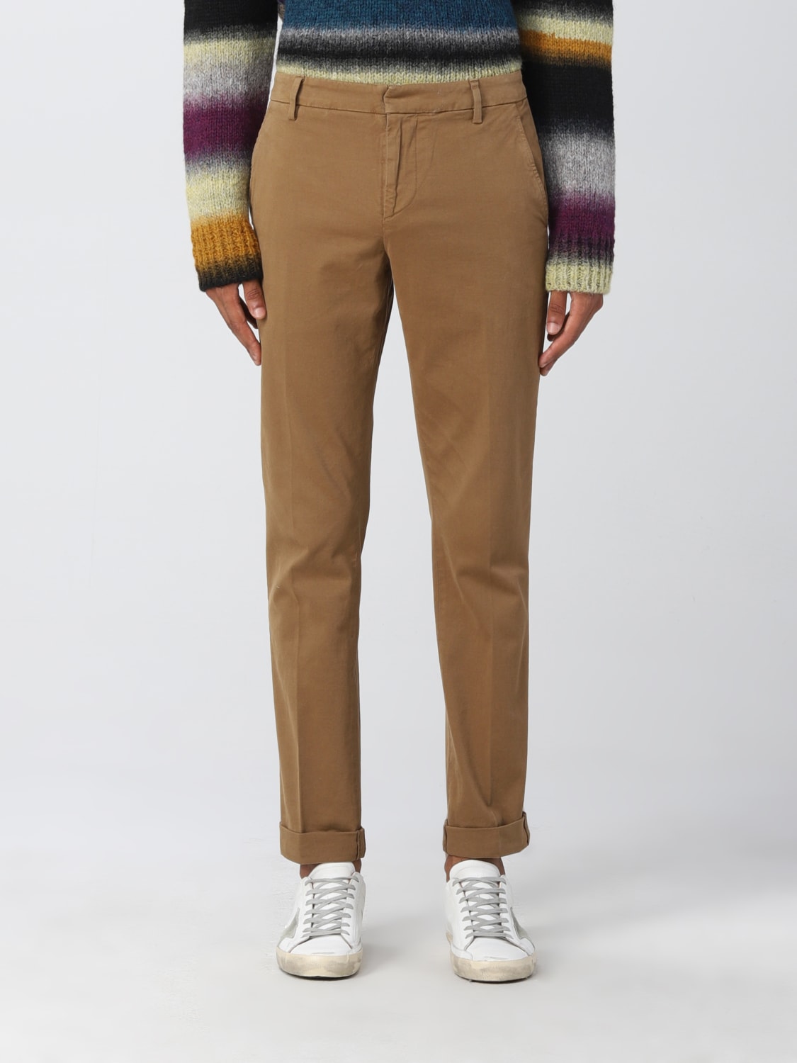 DONDUP PANTS: Pants men Dondup, Kaki - Img 1