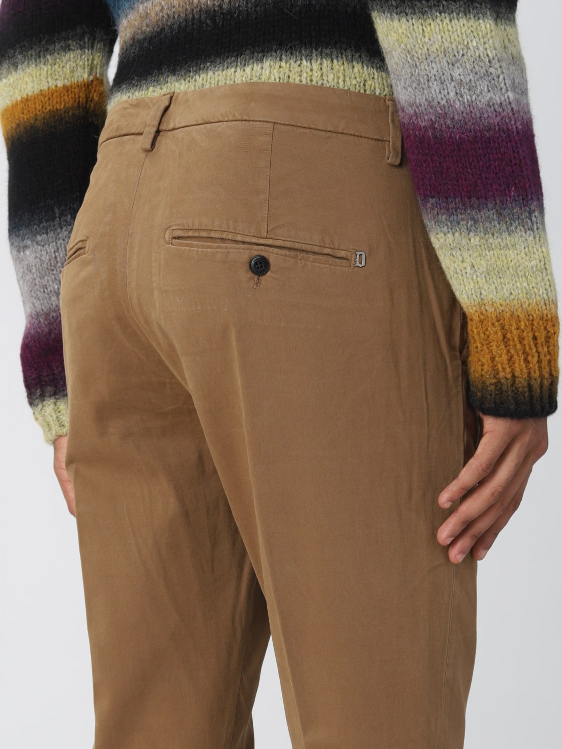 DONDUP PANTS: Pants men Dondup, Kaki - Img 3