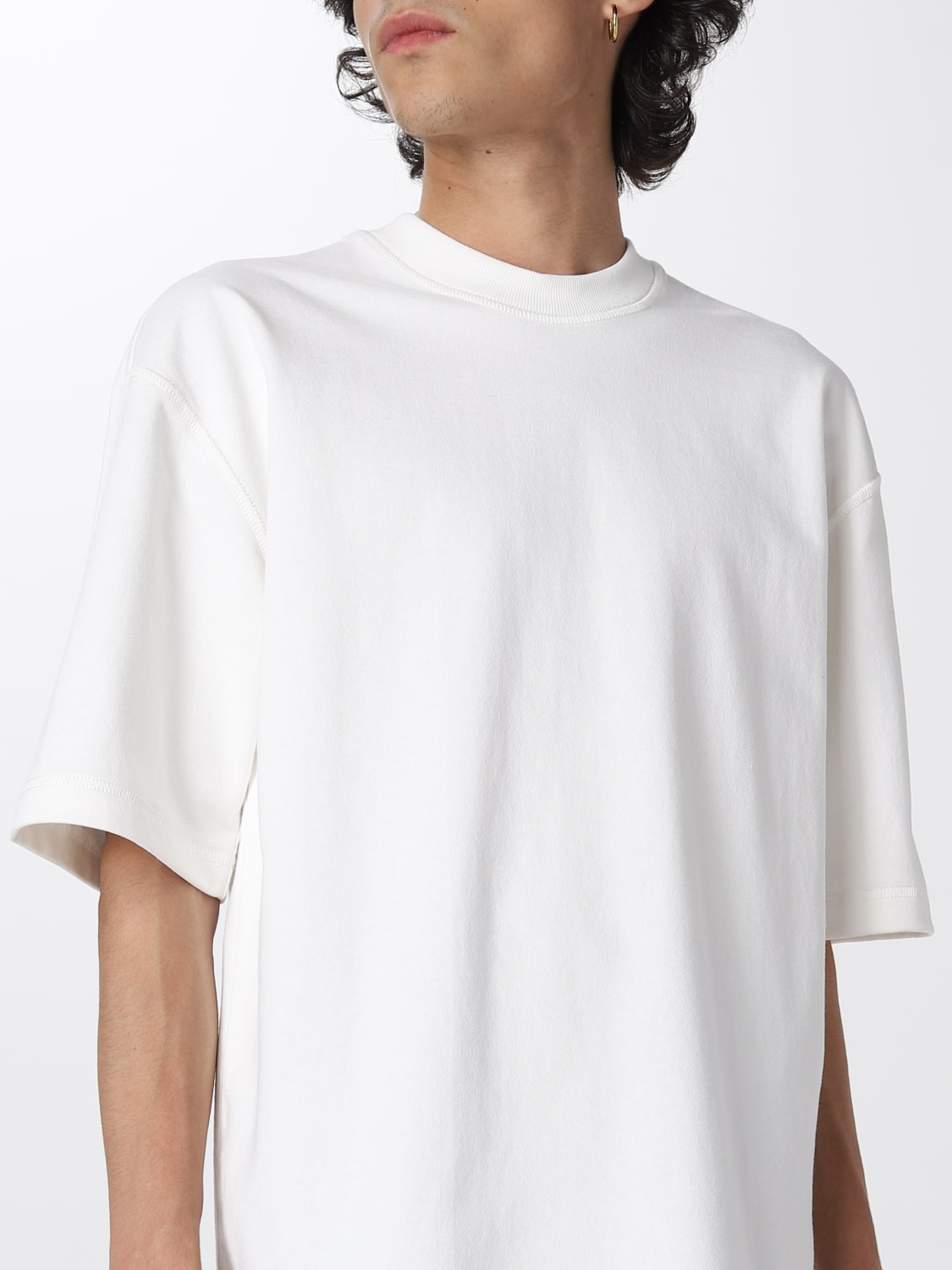 BOTTEGA VENETA T-SHIRT: Bottega Veneta basic t-shirt, Yellow Cream - Img 5