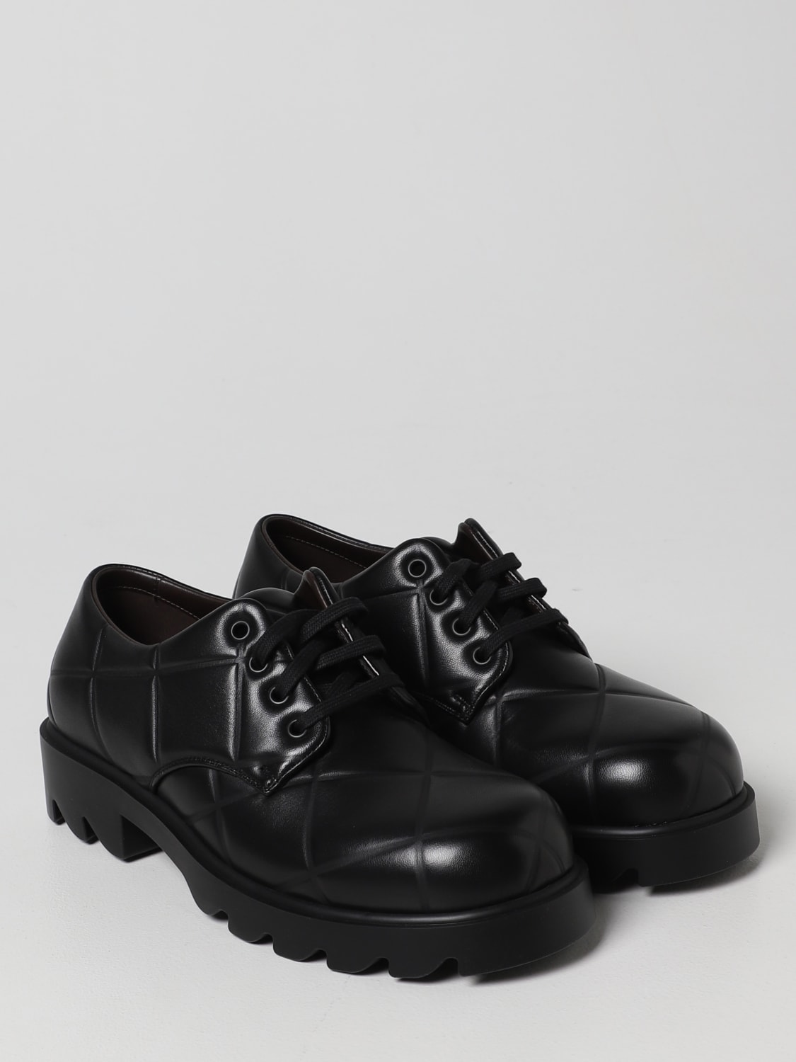 BOTTEGA VENETA ZAPATOS DE CORDONES: Zapatos hombre Bottega Veneta, Negro - Img 2