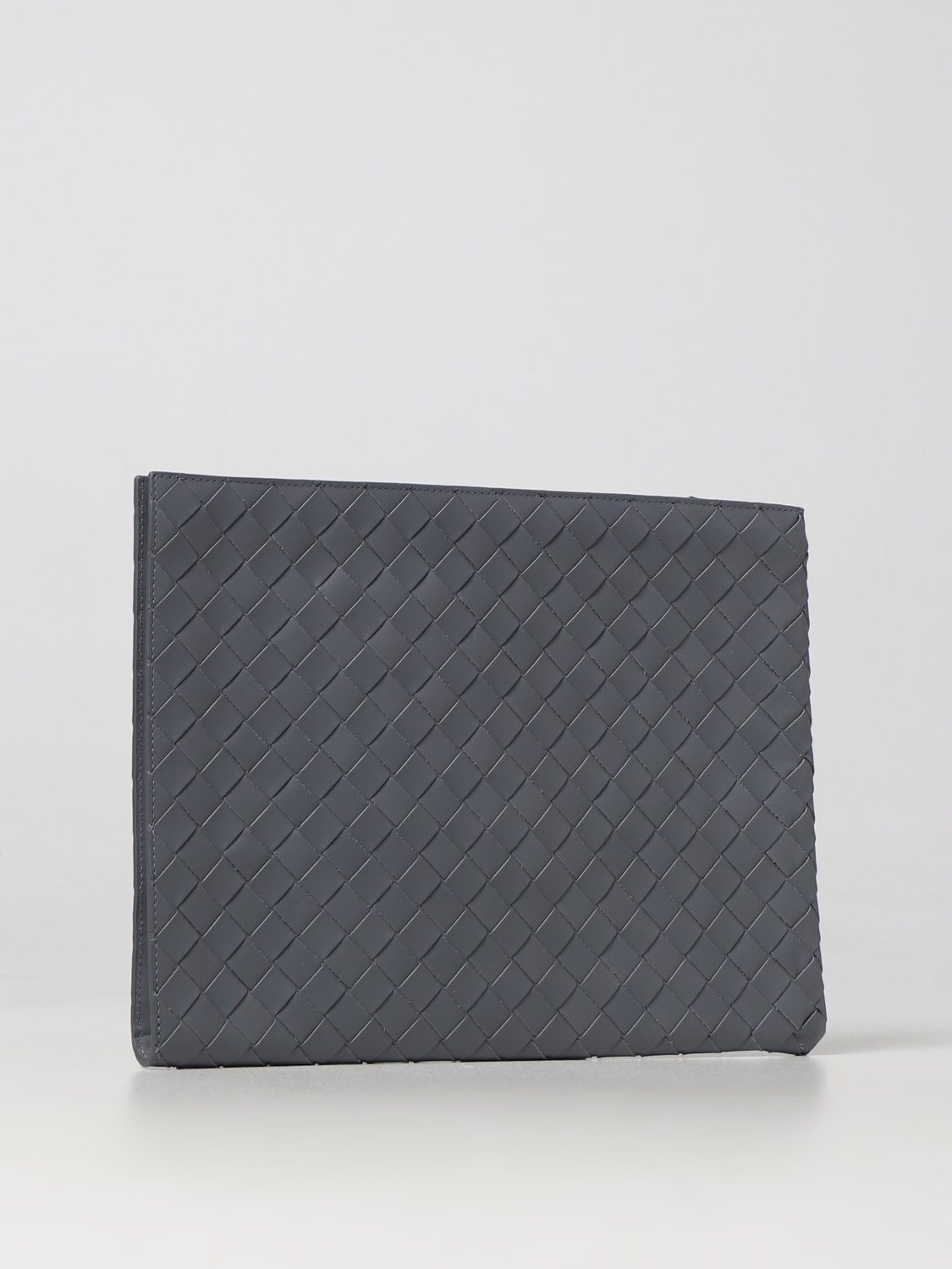 BOTTEGA VENETA BRIEFCASE: Bottega Veneta woven leather document holder, Grey - Img 2