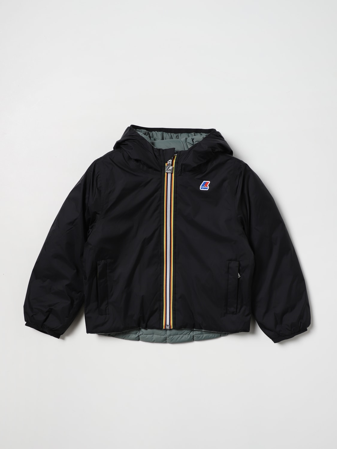 K-WAY 外套: 外套 儿童 K-way, 黑色 - Img 1