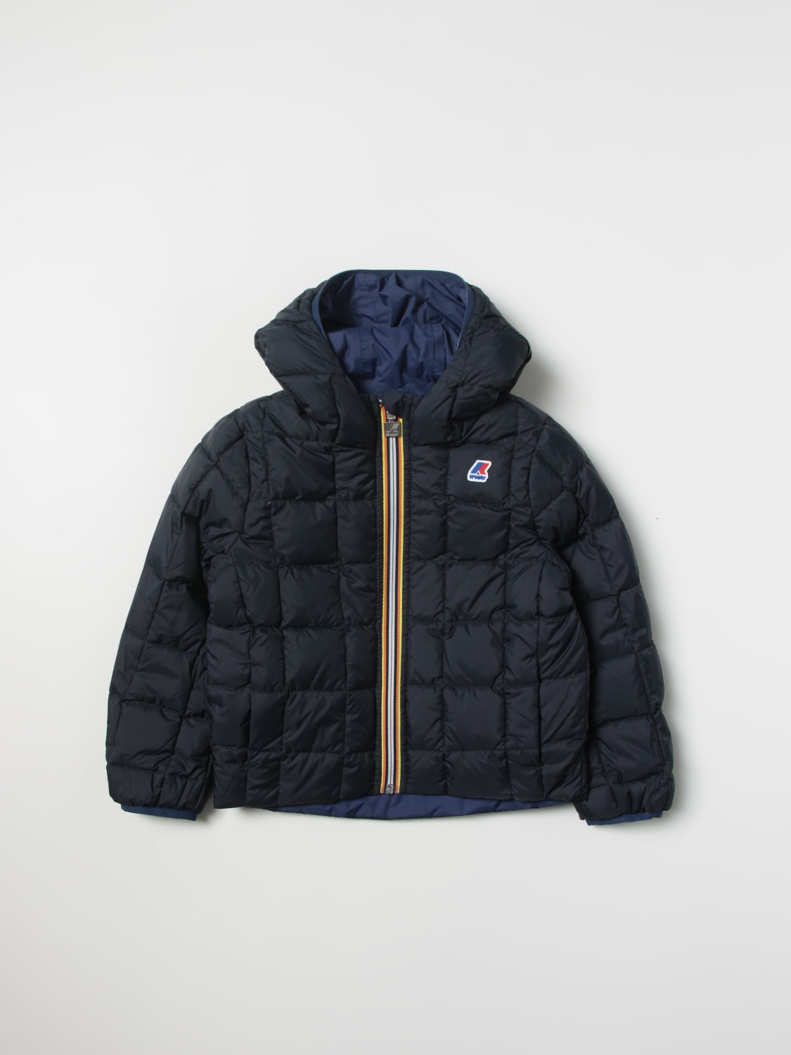 K-WAY JACKET: Jacket kids K-way, Gnawed Blue - Img 3