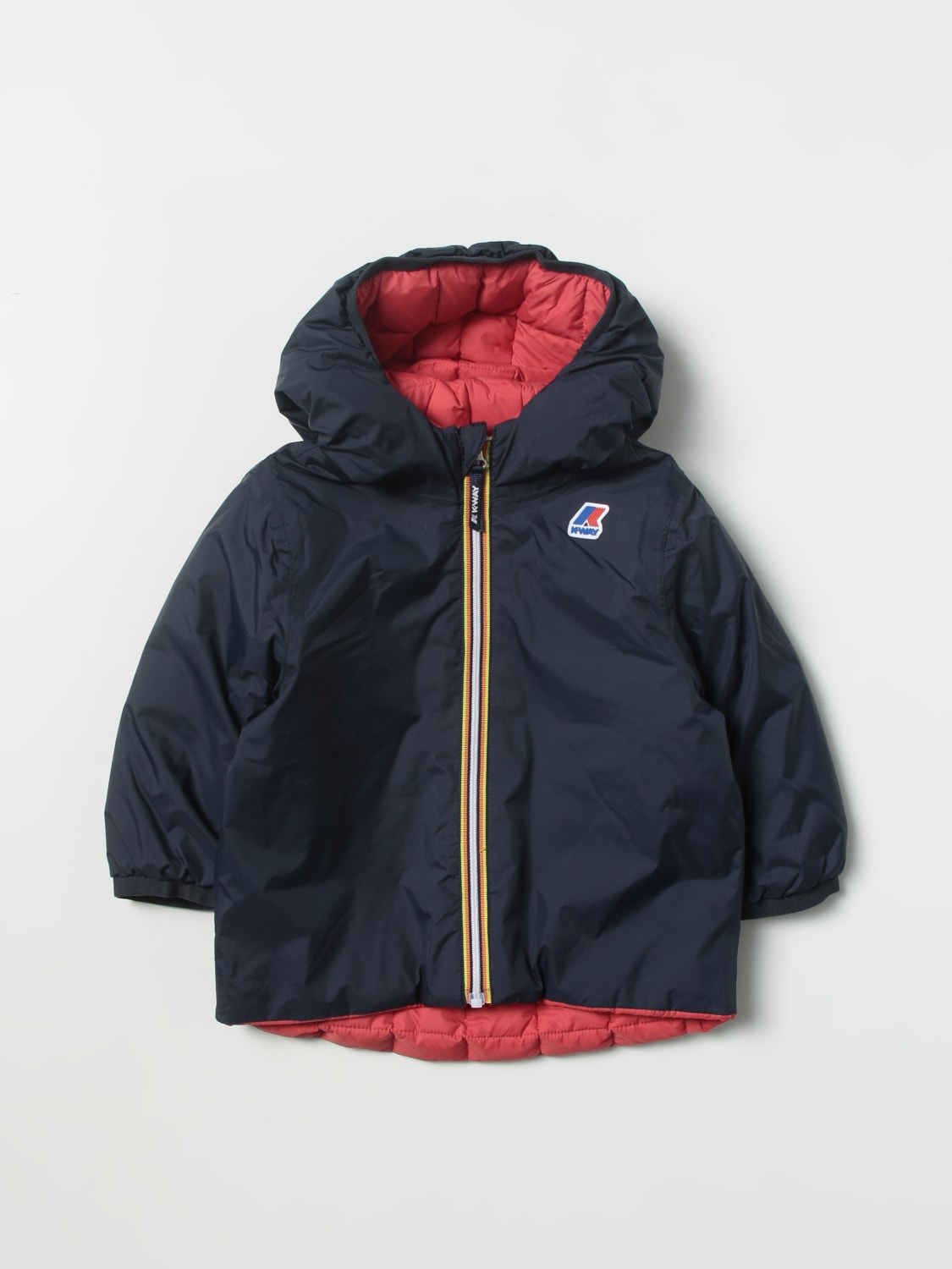 K-WAY JACKET: Jacket kids K-way, Blue - Img 1