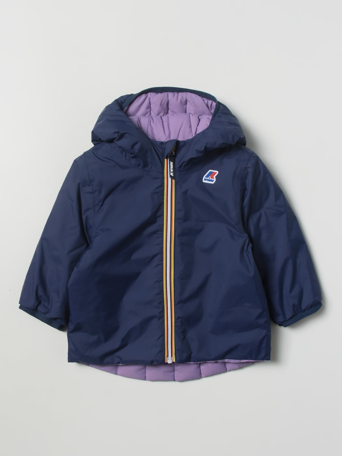 K-WAY JACKET: Jacket kids K-way, Blue 1 - Img 1