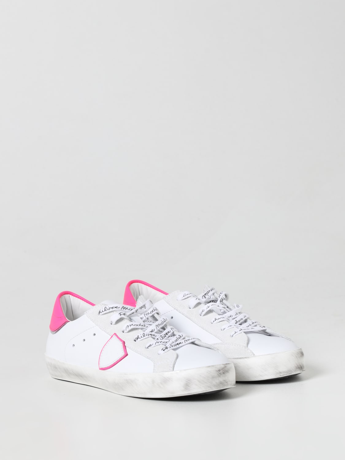 PHILIPPE MODEL JUNIOR ZAPATOS: Zapatos niños Philippe Model Junior, Blanco - Img 2