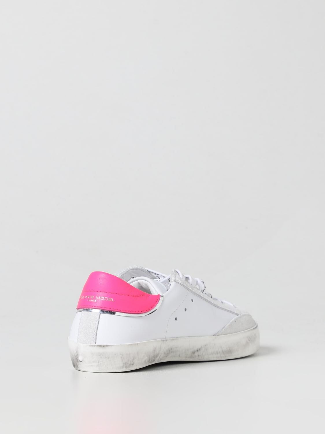 PHILIPPE MODEL JUNIOR ZAPATOS: Zapatos niños Philippe Model Junior, Blanco - Img 3