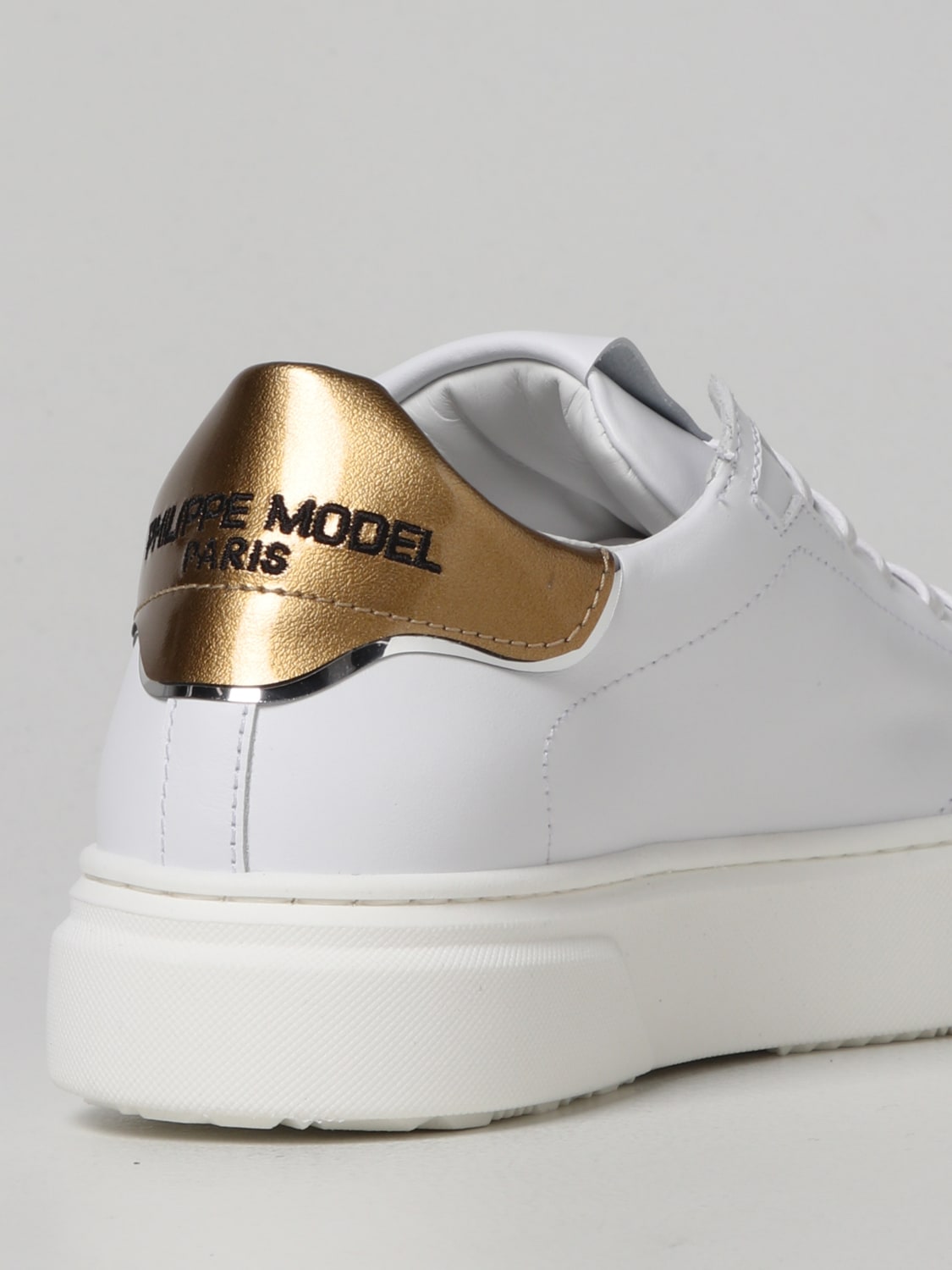 PHILIPPE MODEL JUNIOR 运动鞋: 鞋履 儿童 Philippe Model Junior, 金色 - Img 3