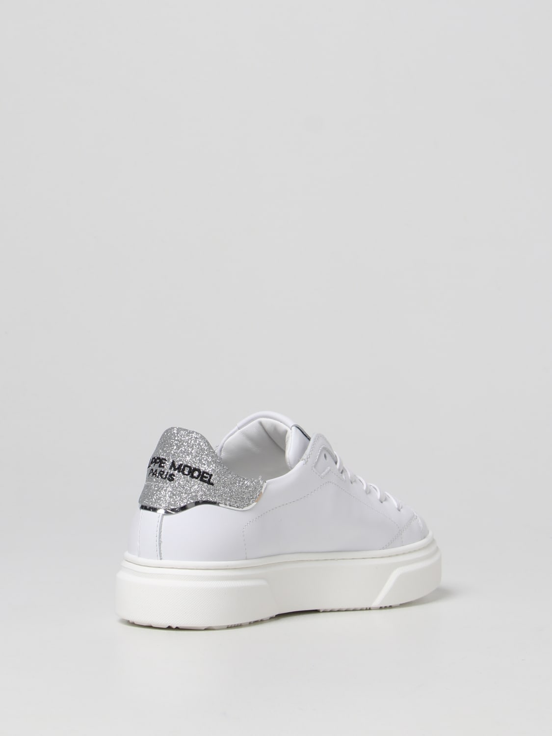 VIP【関税送料無料】希少 Philippe Model Temple sneakers PHILIPPE MODEL TEMPLE WHITE BLACK LEATHER SNEAKER