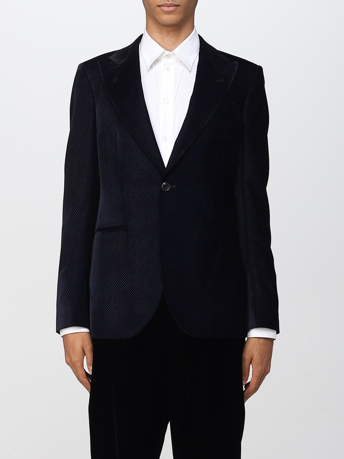 Giglio Blazer Emporio Armani in velluto
