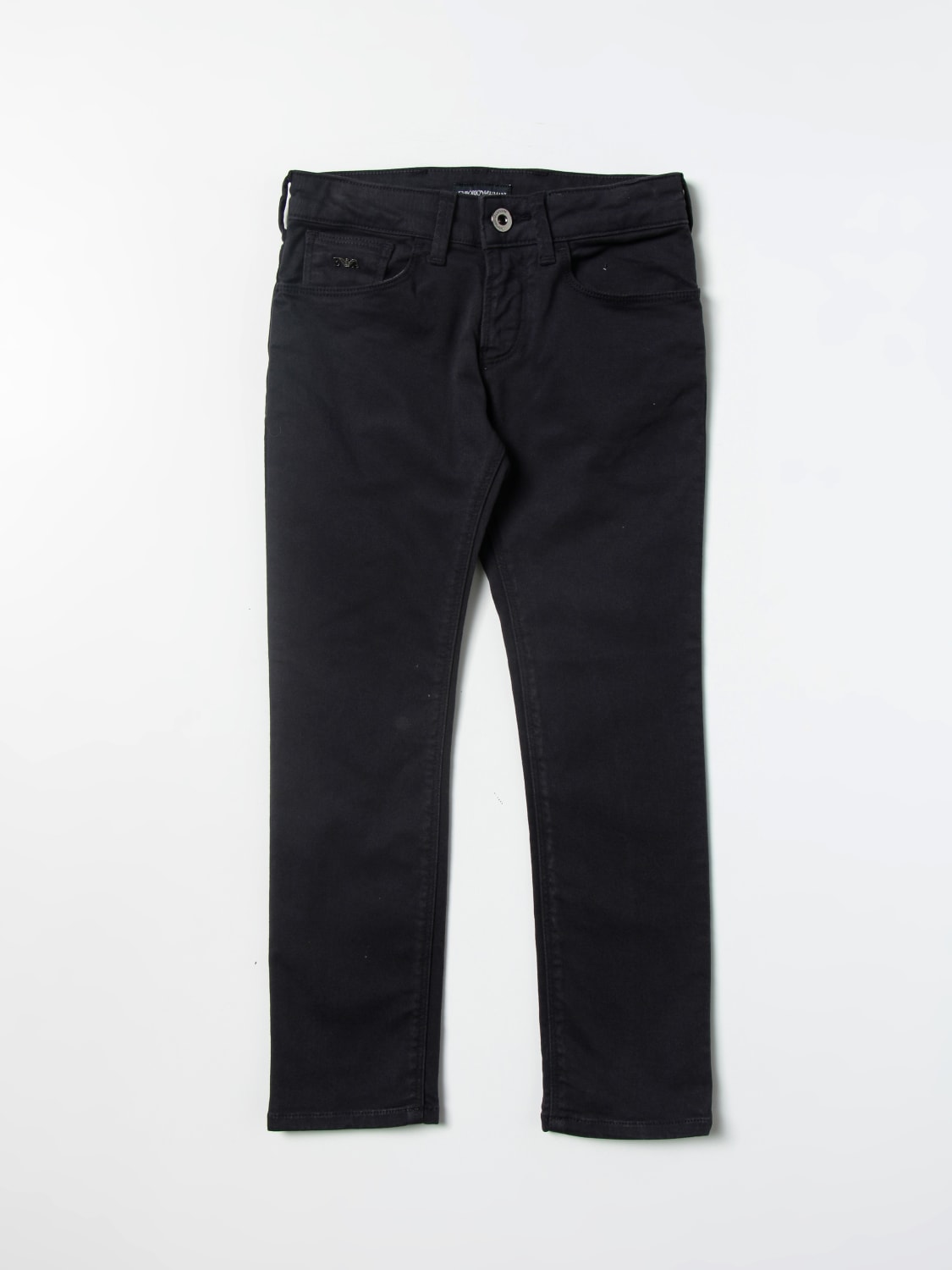 EMPORIO ARMANI JEANS: Pants kids Emporio Armani, Blue - Img 1