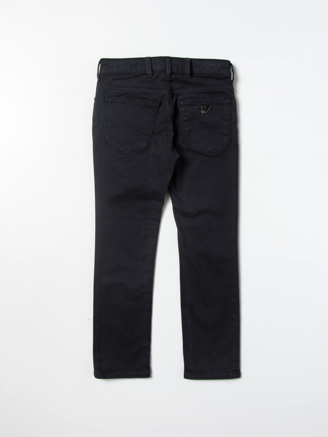 EMPORIO ARMANI JEANS: Pants kids Emporio Armani, Blue - Img 2