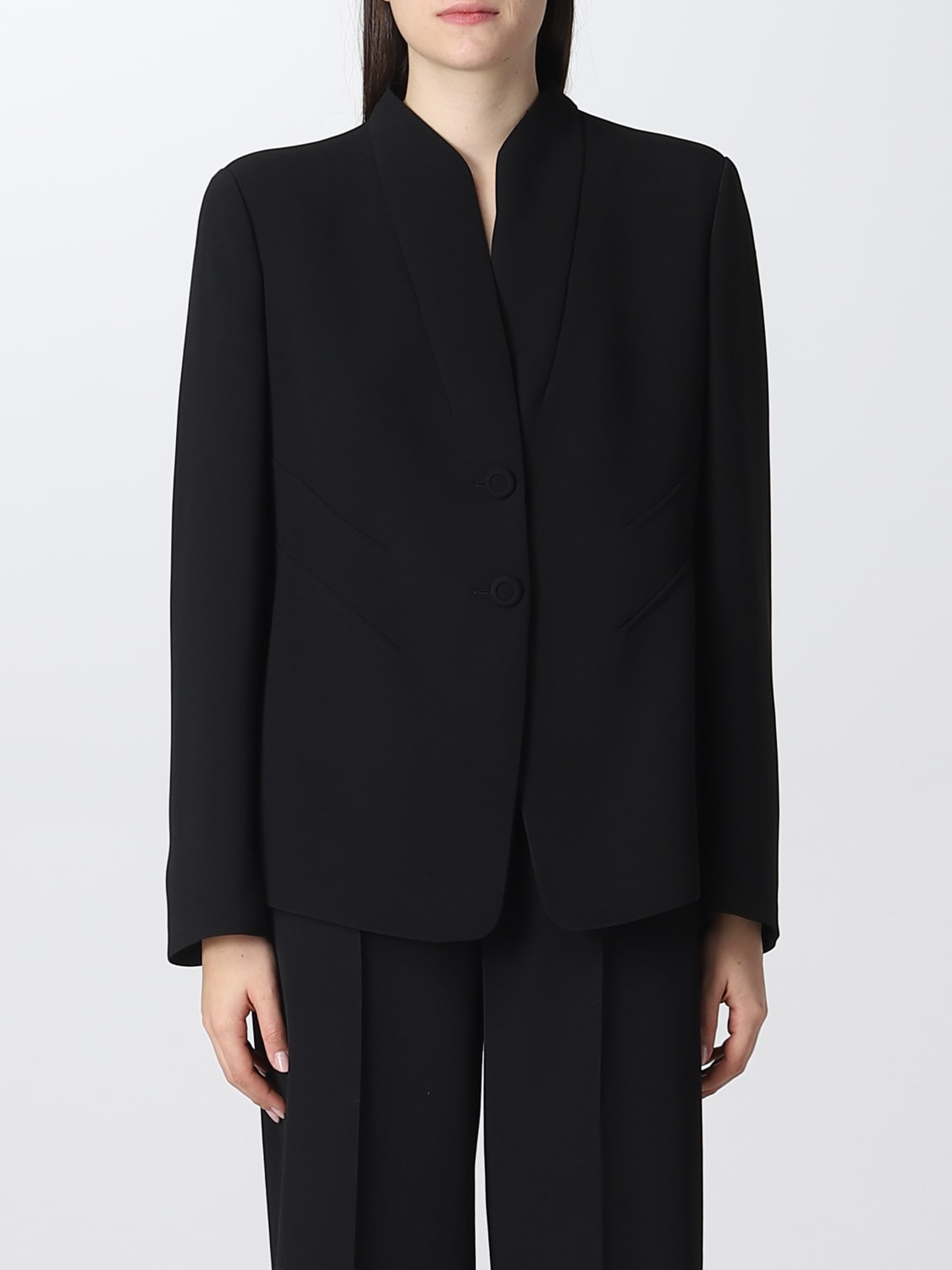 Armani black blazer store