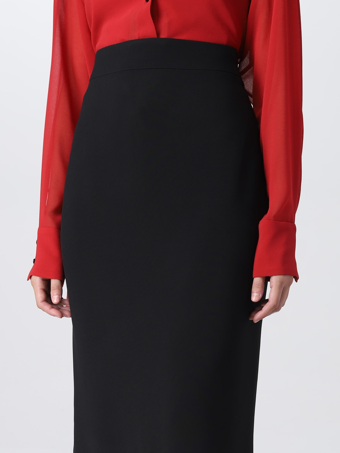スカート EMPORIO ARMANI Woman Skirt Black 0NN3AT02013 999 EMPORIO ARMANI: Skirt women - Black | Emporio Armani skirt