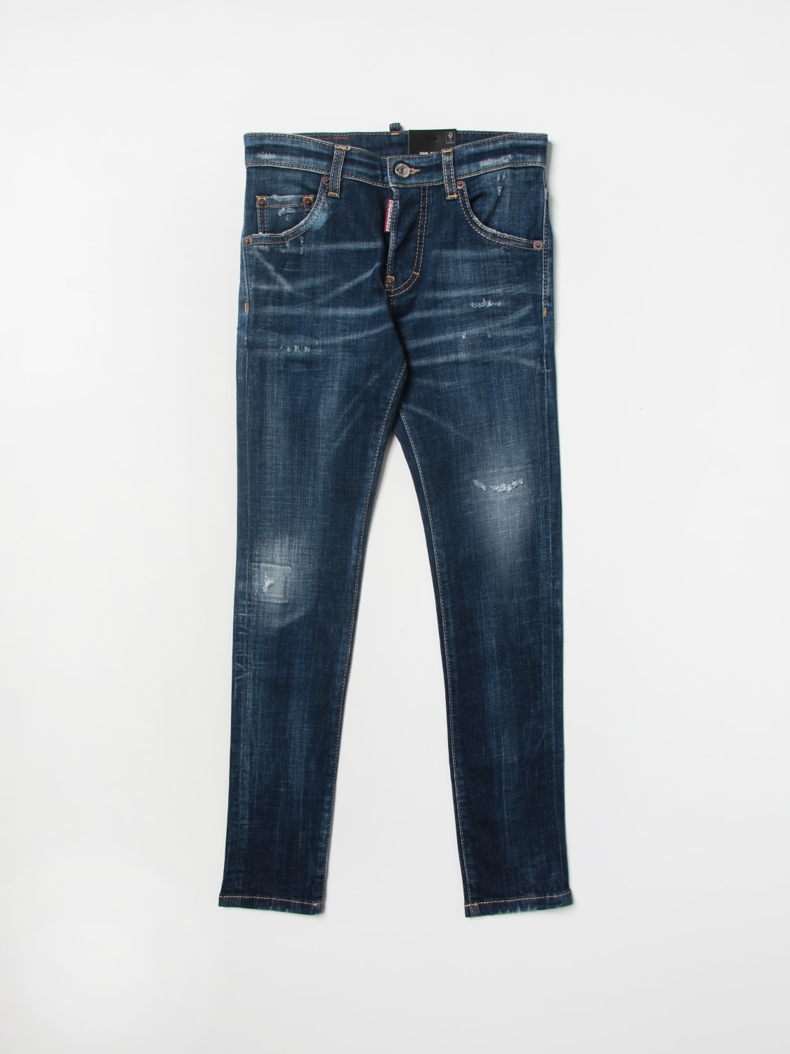 DSQUARED2 JEANS: Jeans Dsquared2 Junior con rotture, Denim - Img 1