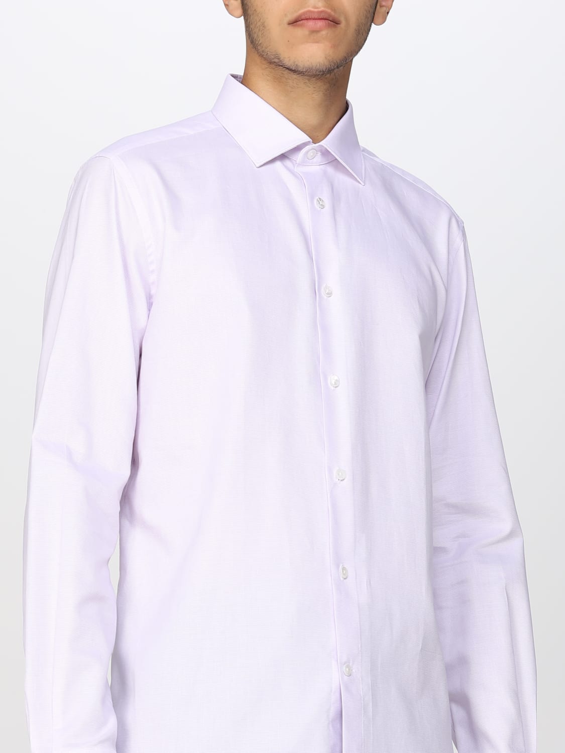 ZEGNA SHIRT: Shirt men Zegna, Gnawed Blue - Img 4