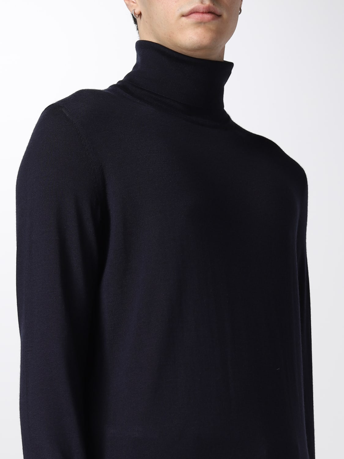 ZEGNA SWEATER: Sweater men Zegna, Blue 1 - Img 4