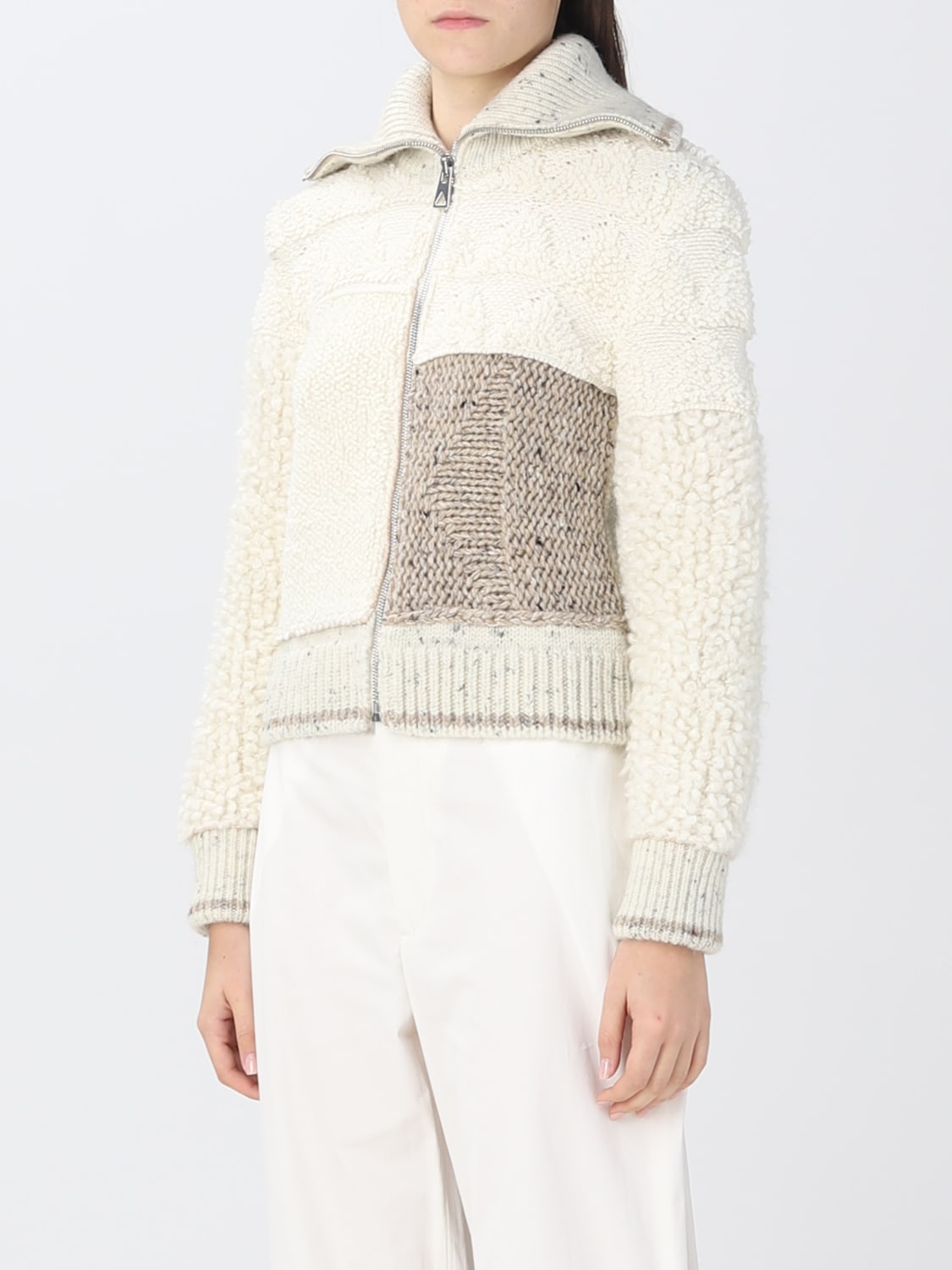 BOTTEGA VENETA CARDIGAN: Sweater women Bottega Veneta, Butter - Img 4