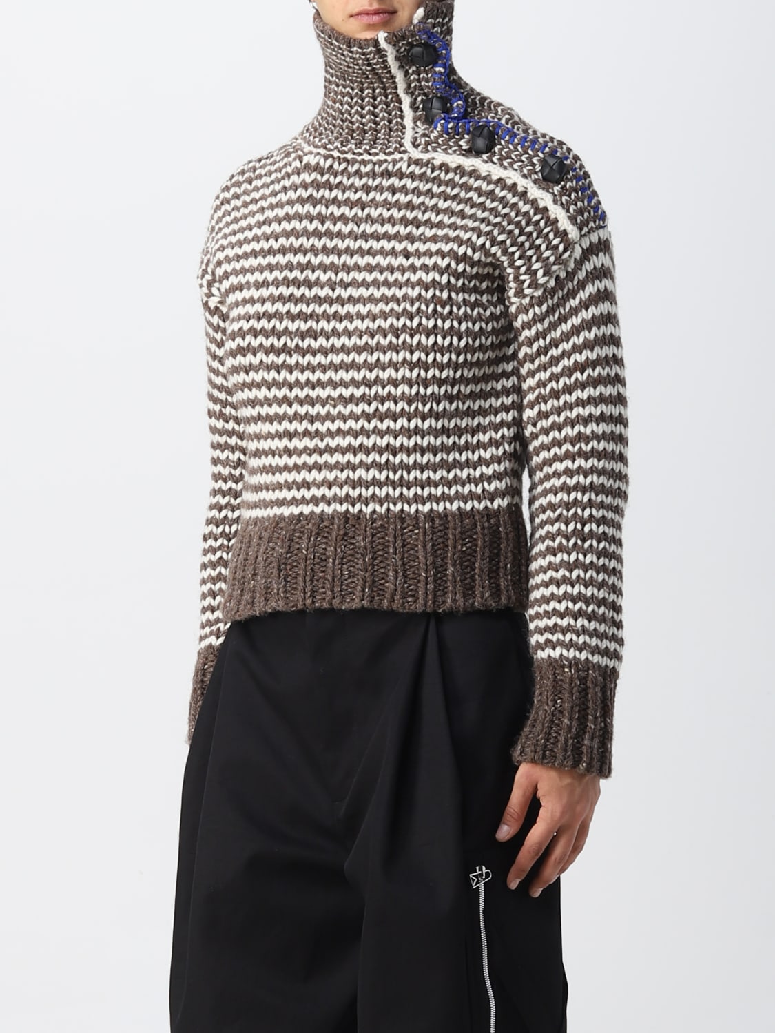 BOTTEGA VENETA SWEATER: Sweater women Bottega Veneta, Brown - Img 4