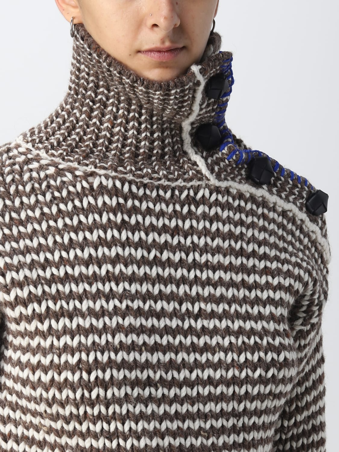 BOTTEGA VENETA SWEATER: Sweater women Bottega Veneta, Brown - Img 5