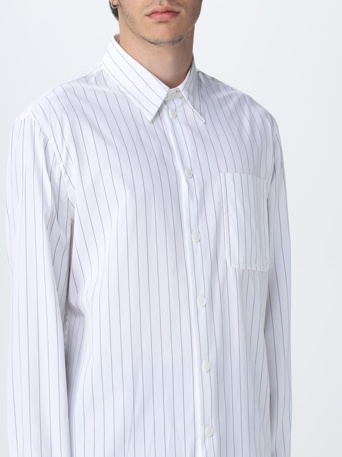 BOTTEGA VENETA SHIRT: Bottega Veneta striped shirt, White - Img 5