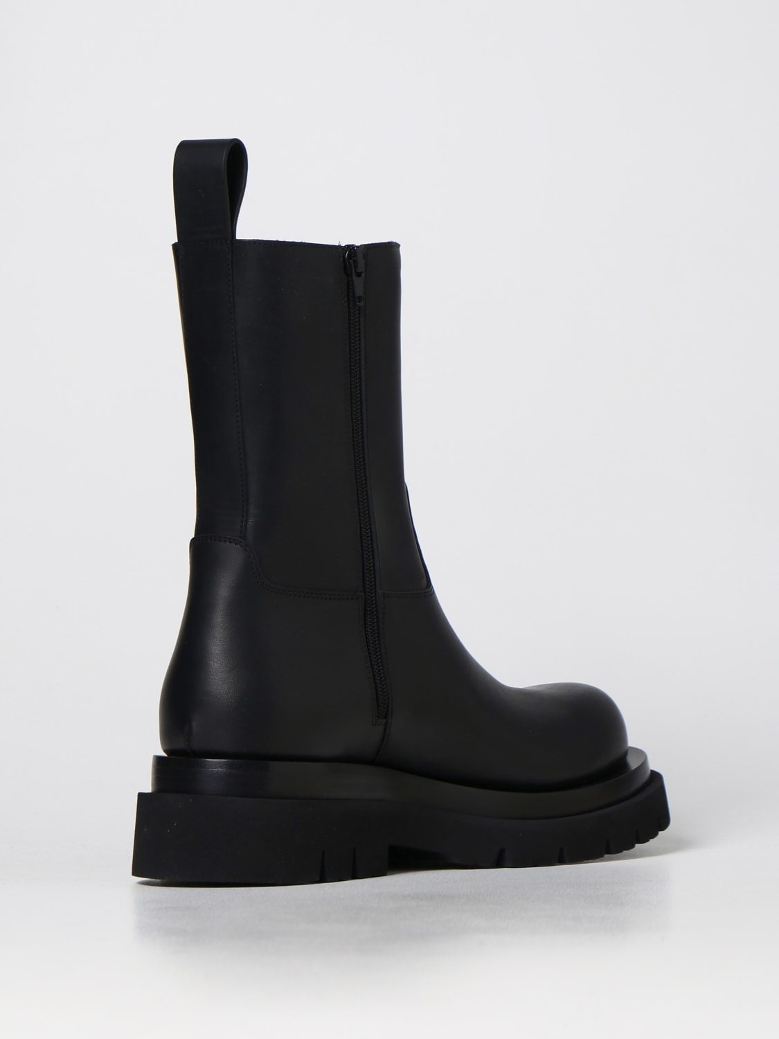 BOTTEGA VENETA BOOTS: Bottega Veneta leather ankle boots, Black - Img 3