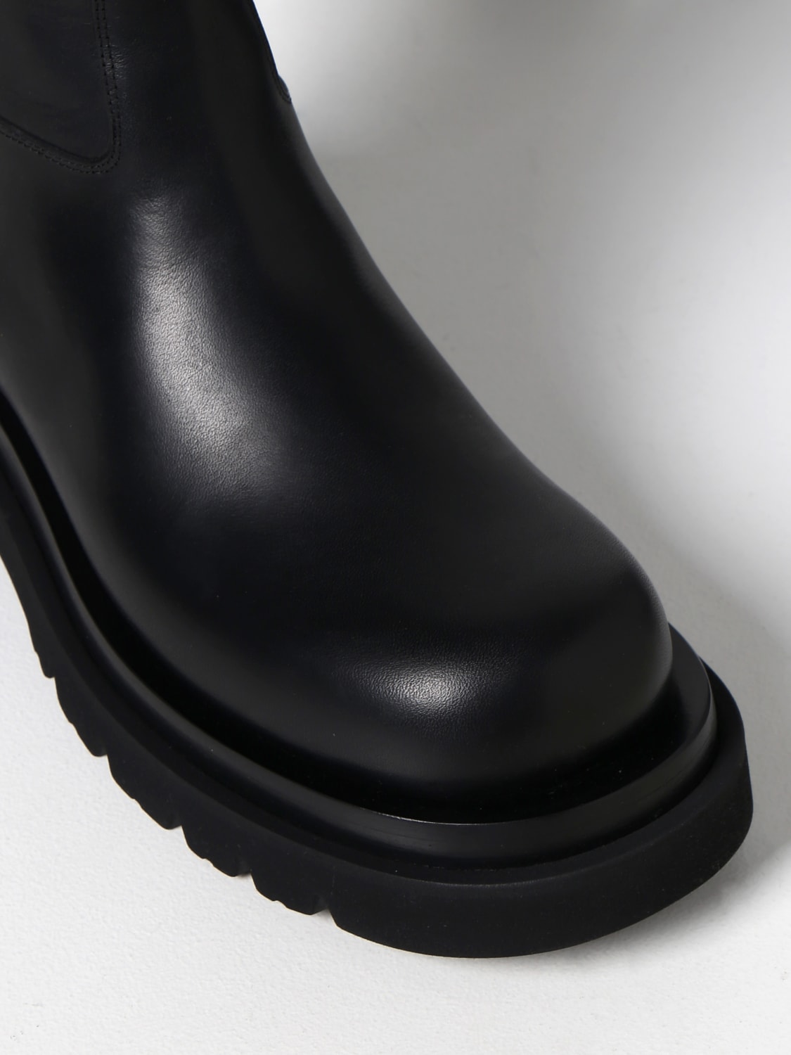 BOTTEGA VENETA BOOTS: Bottega Veneta leather ankle boots, Black - Img 4