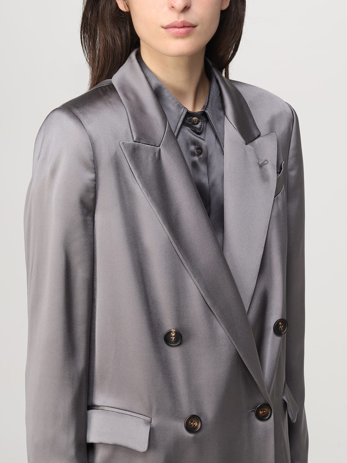 BRUNELLO CUCINELLI BLAZER: Brunello Cucinelli silk jacket, Lead - Img 5