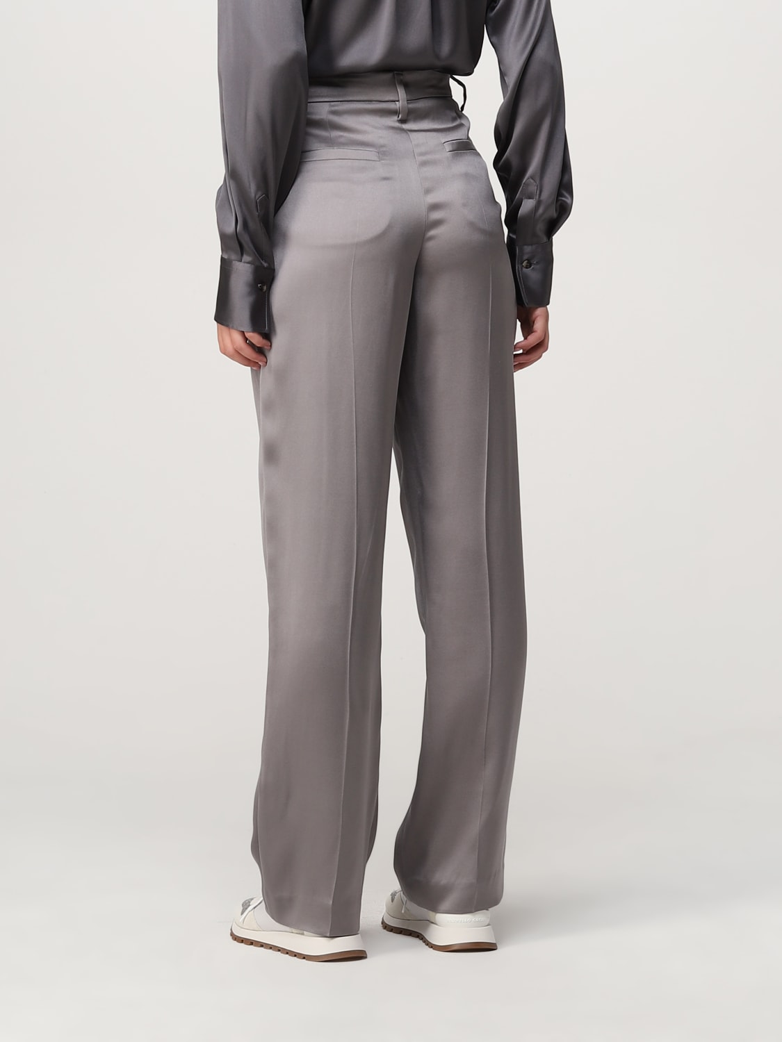 BRUNELLO CUCINELLI PANTALÓN: Pantalón mujer Brunello Cucinelli, Plomo - Img 3