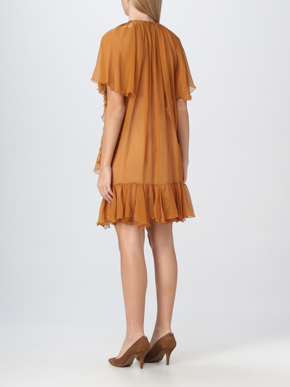 DSQUARED2 ROBES: Robes femme Dsquared2, Ocre - Img 2