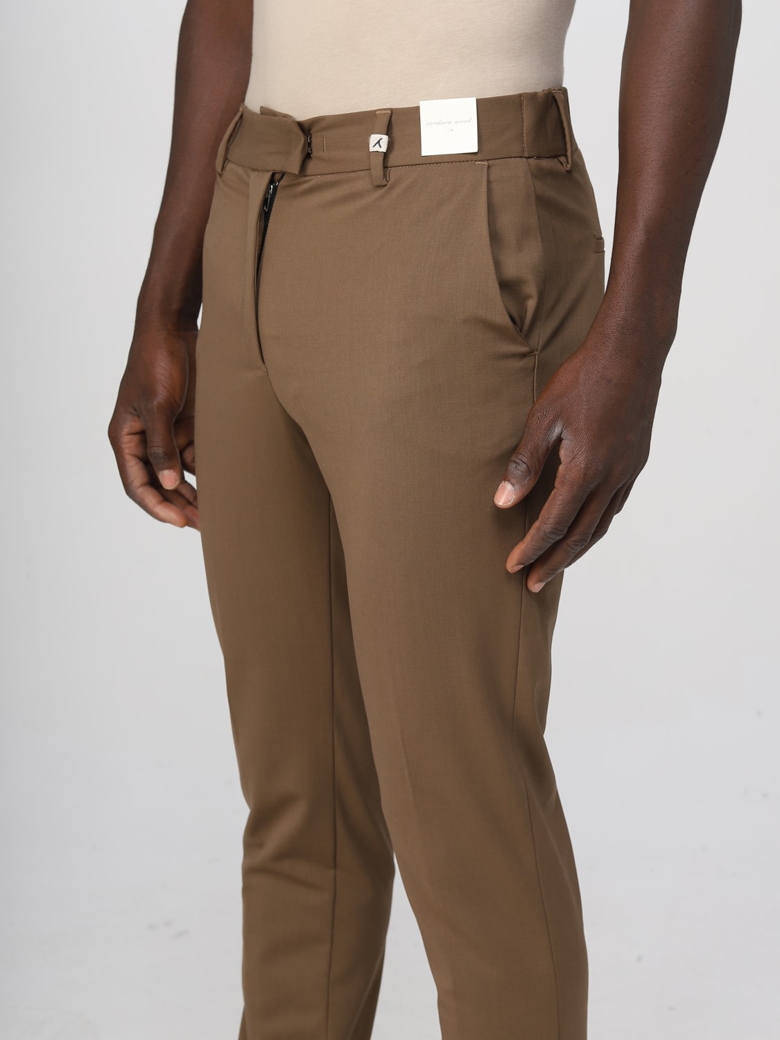 MYTHS PANTS: Pants women Myths, Beige - Img 3