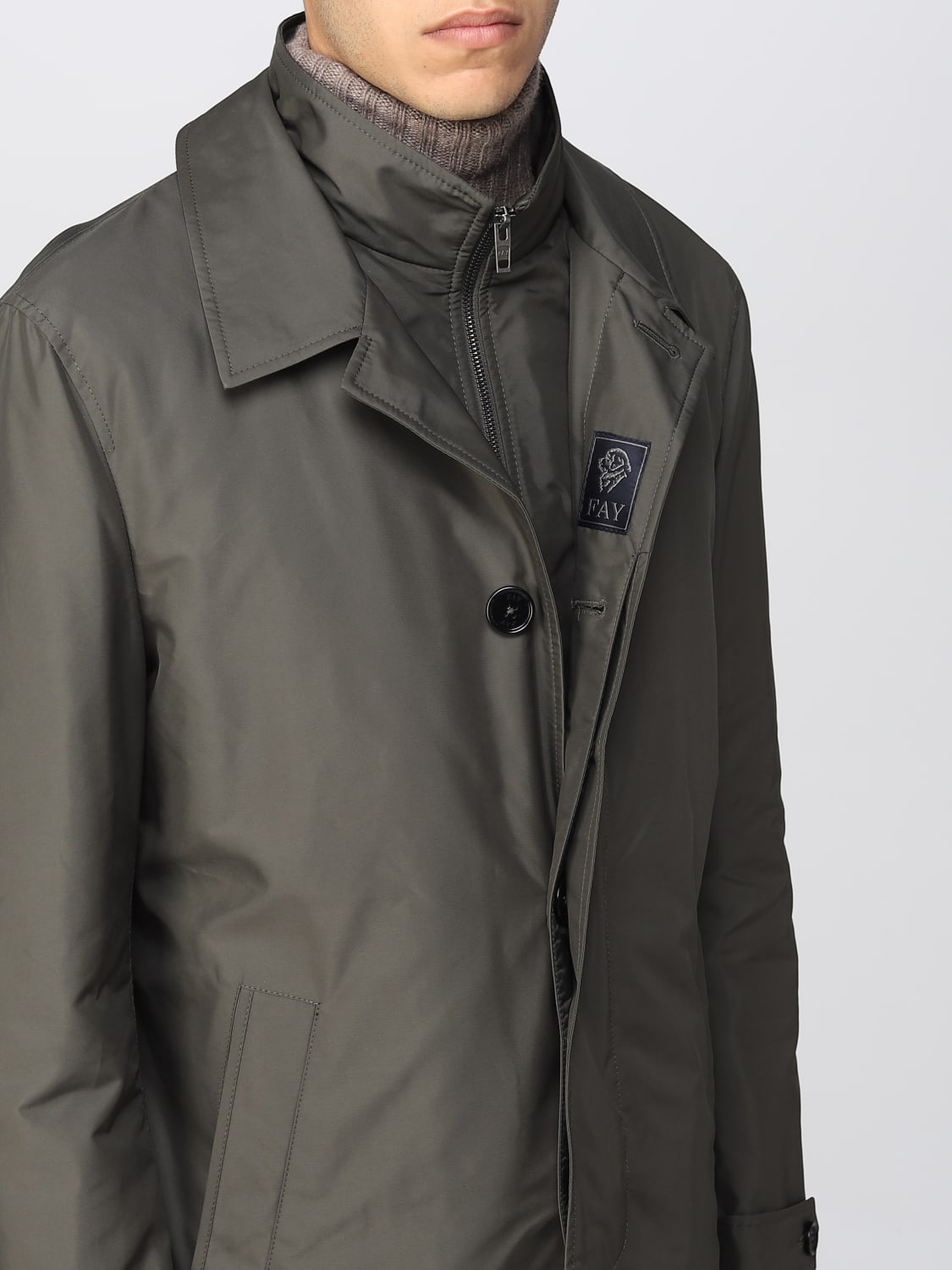 FAY JACKET: Jacket men Fay, Green - Img 4