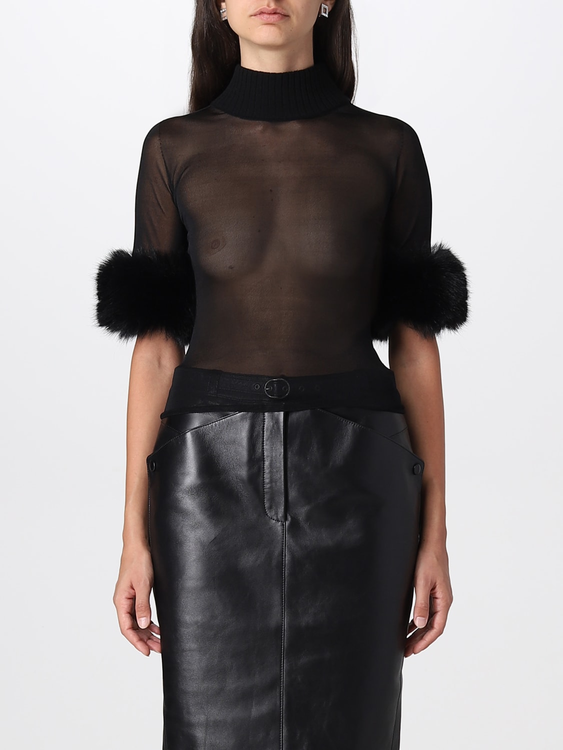 SAINT LAURENT TOP: Top mujer Saint Laurent, Negro - Img 1