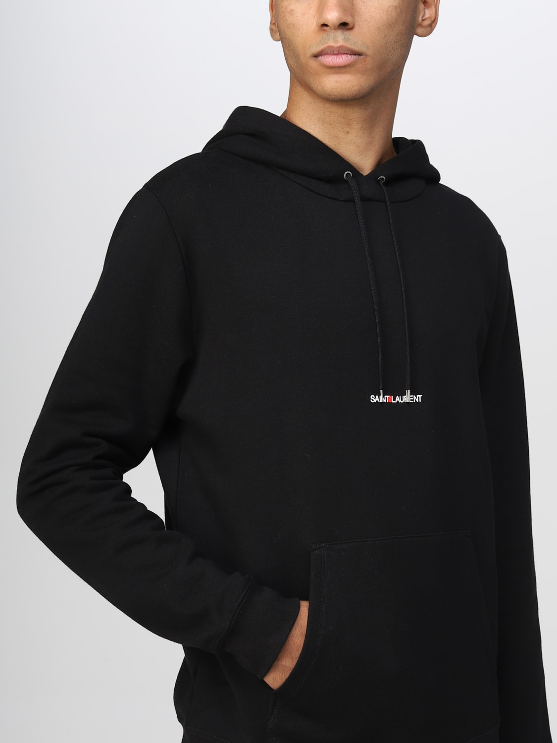 SAINT LAURENT SWEATSHIRT: Sweatshirt men Saint Laurent, Black - Img 5