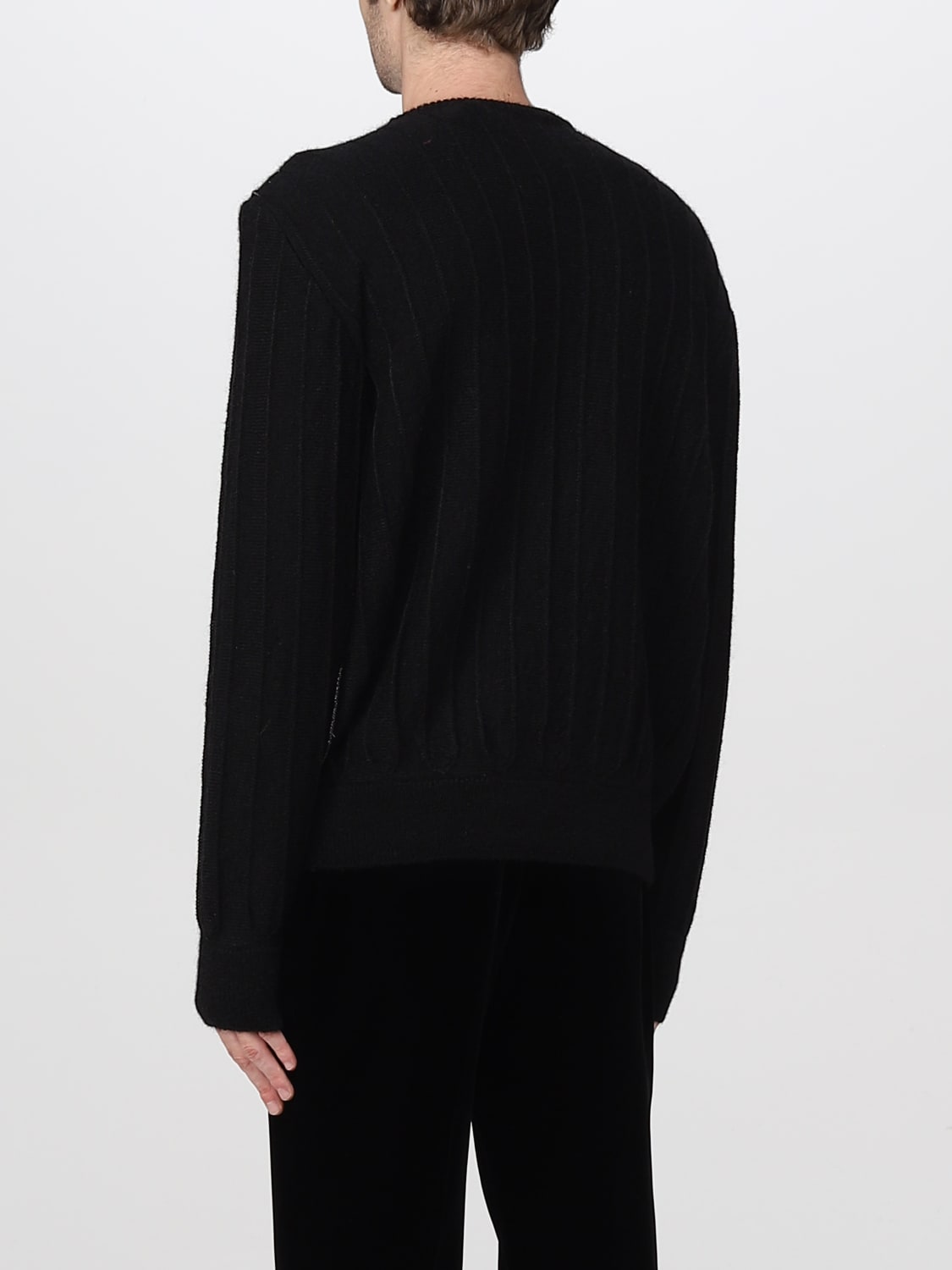 SAINT LAURENT SWEATER: Sweater men Saint Laurent, Black - Img 3