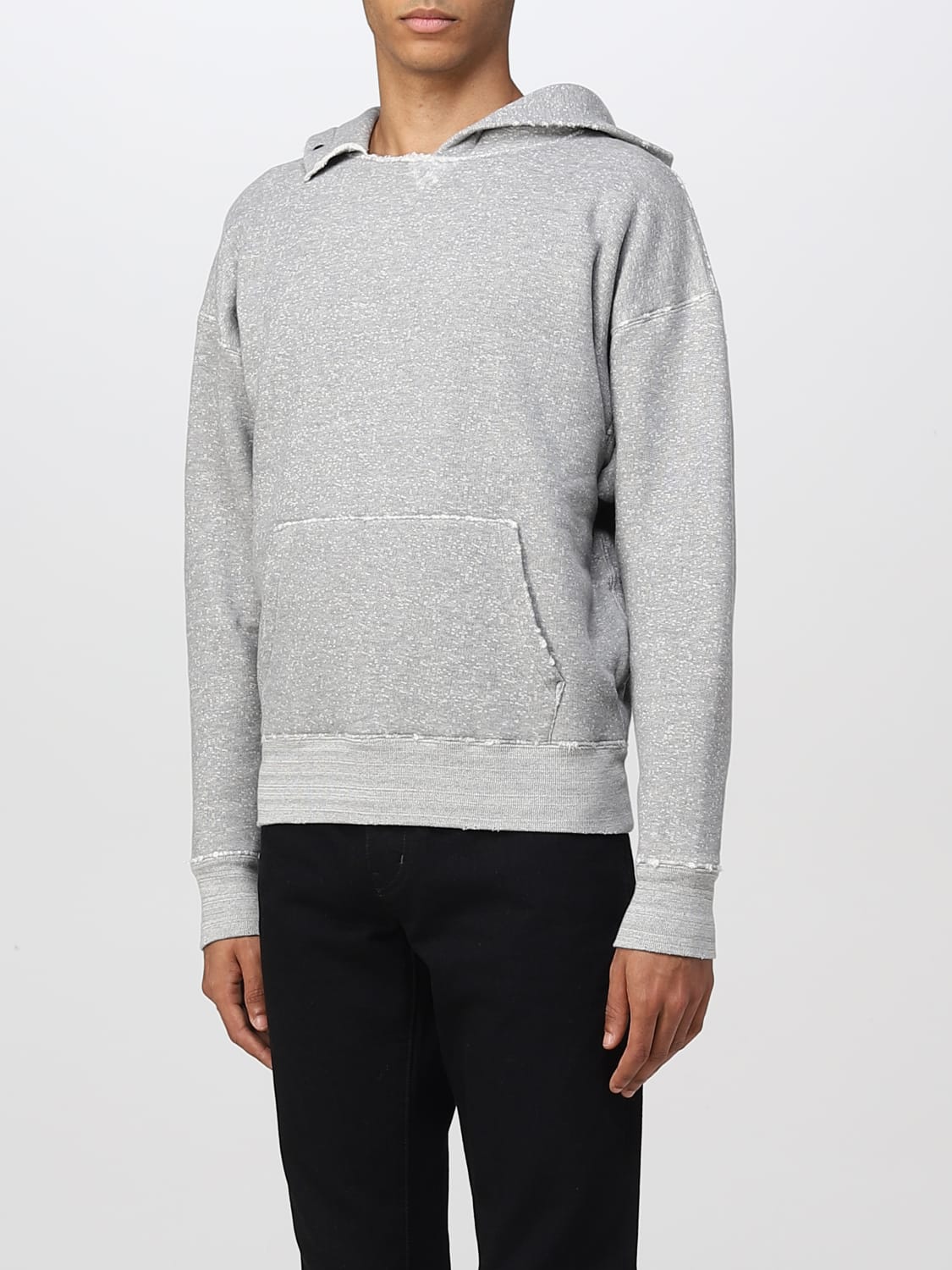 SAINT LAURENT SWEATSHIRT: Sweatshirt men Saint Laurent, Grey - Img 4