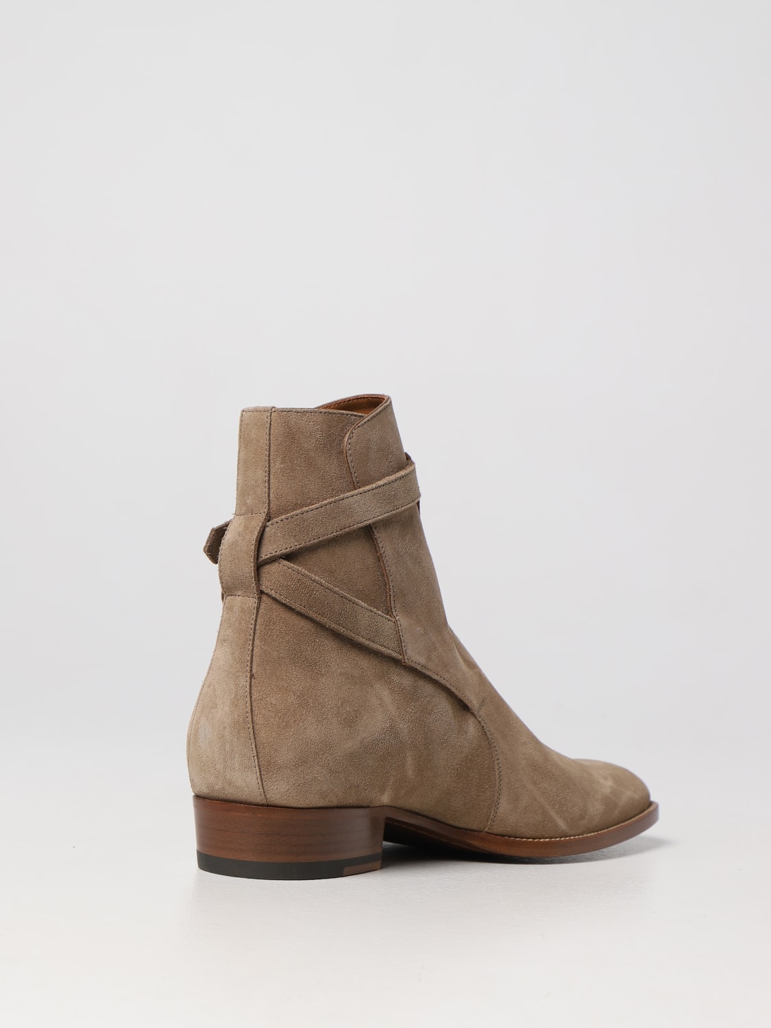 SAINT LAURENT BOOTS: Shoes men Saint Laurent, Beige - Img 3