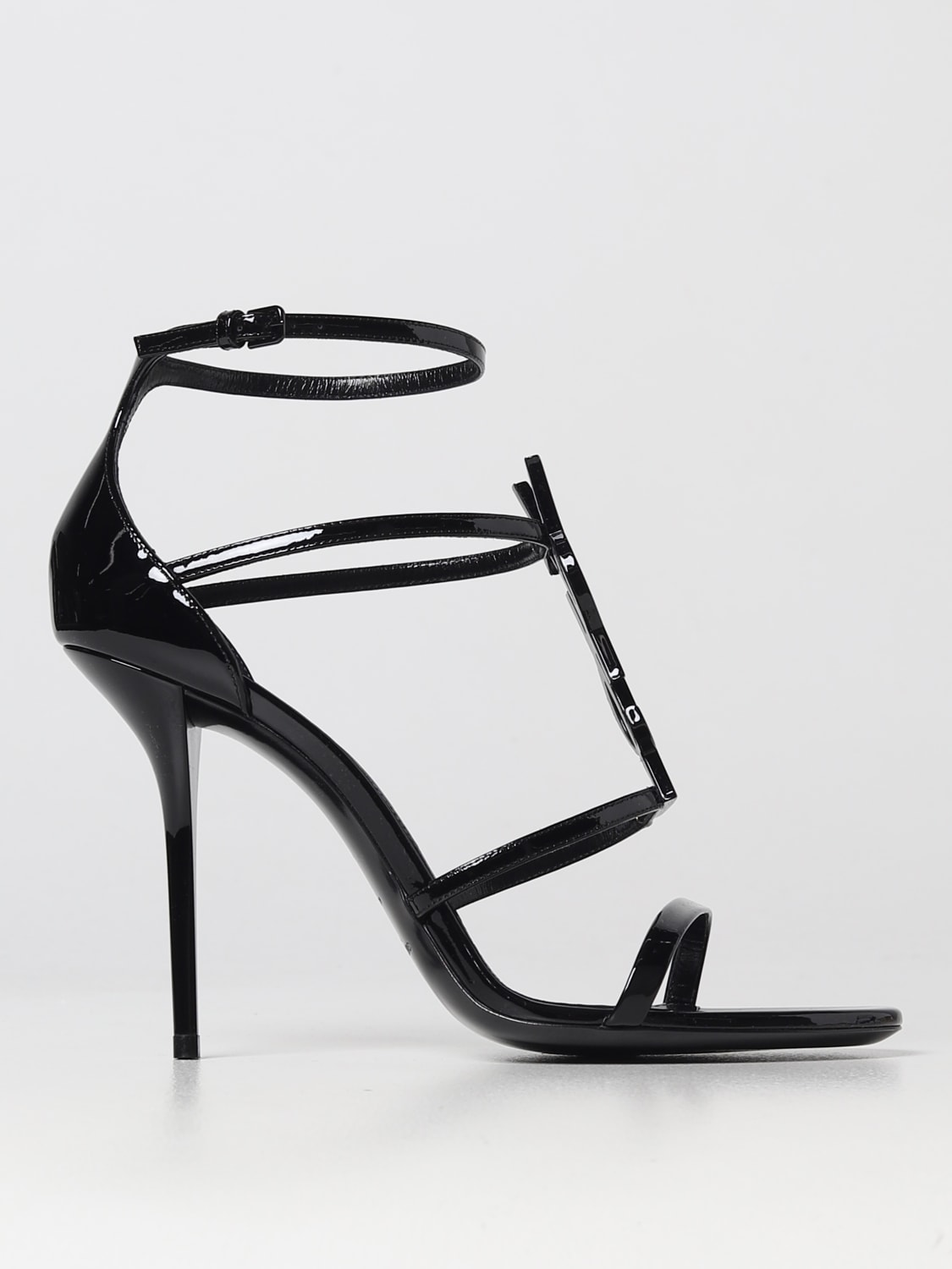 SAINT LAURENT SANDALEN MIT ABSATZ: Saint Laurent Damen Schuhe, Schwarz - Img 1