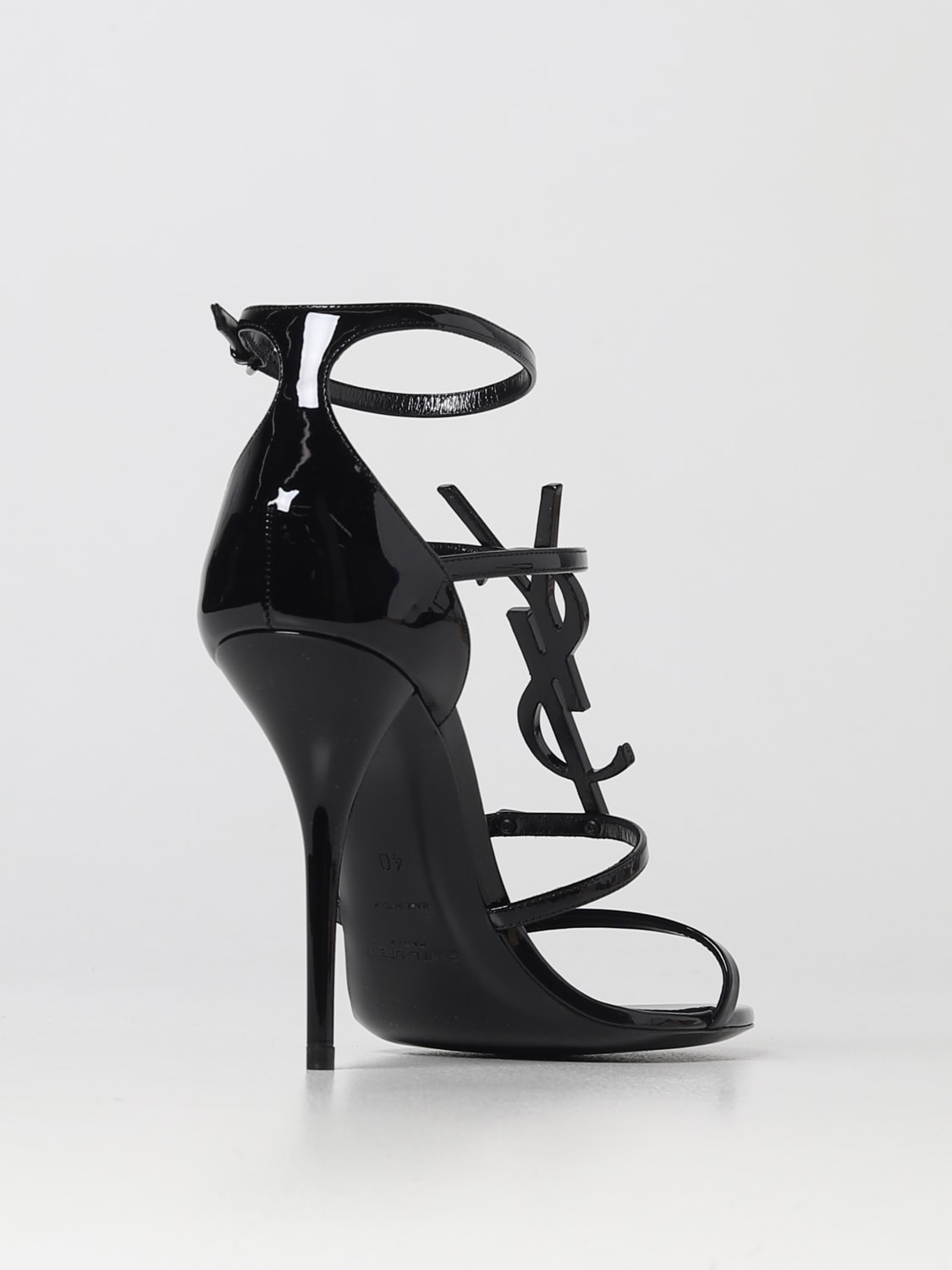 SAINT LAURENT SANDALIAS DE TACÓN: Zapatos mujer Saint Laurent, Negro - Img 3