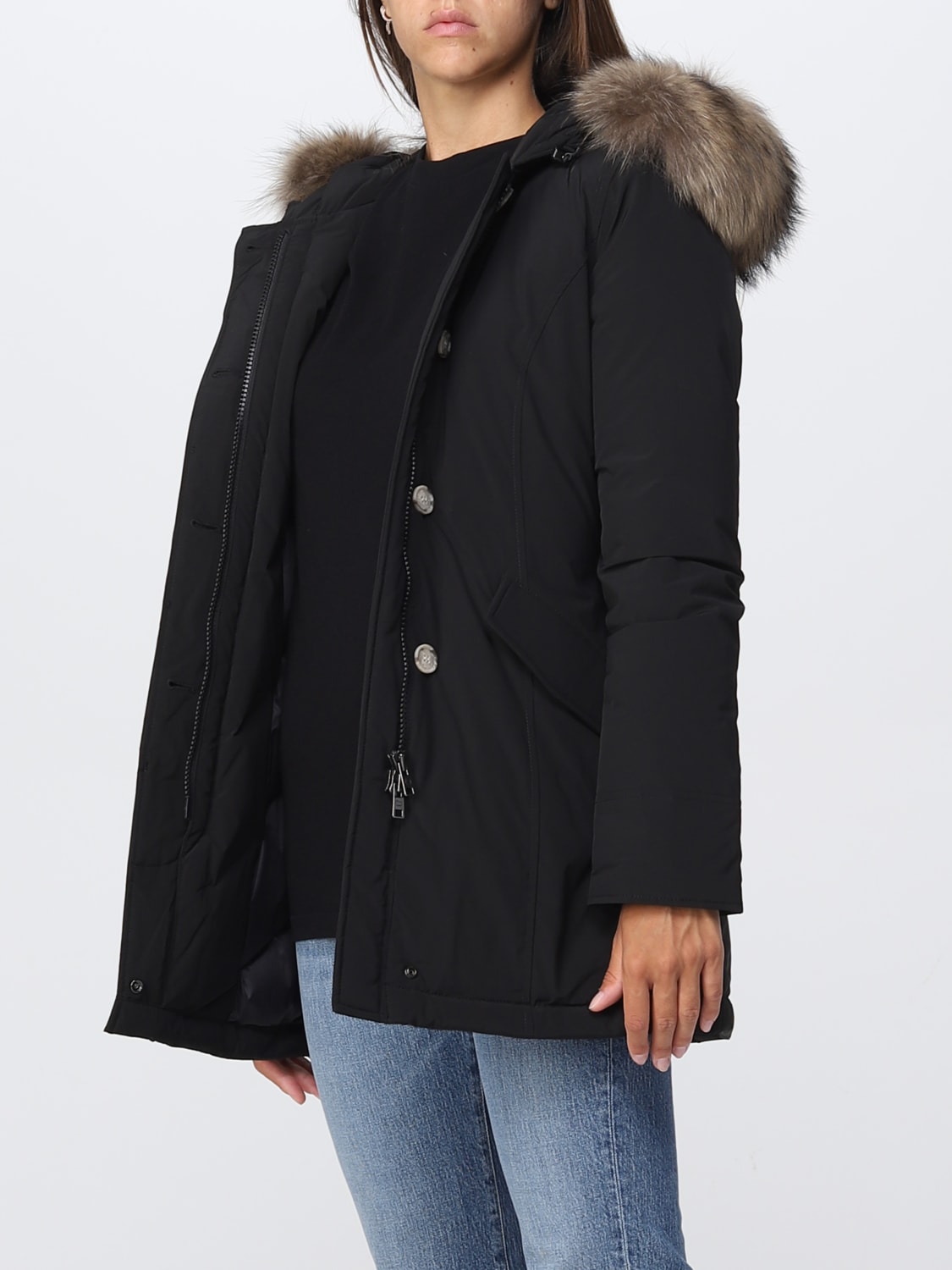 WOOLRICH COAT: Jacket women Woolrich, Black - Img 3