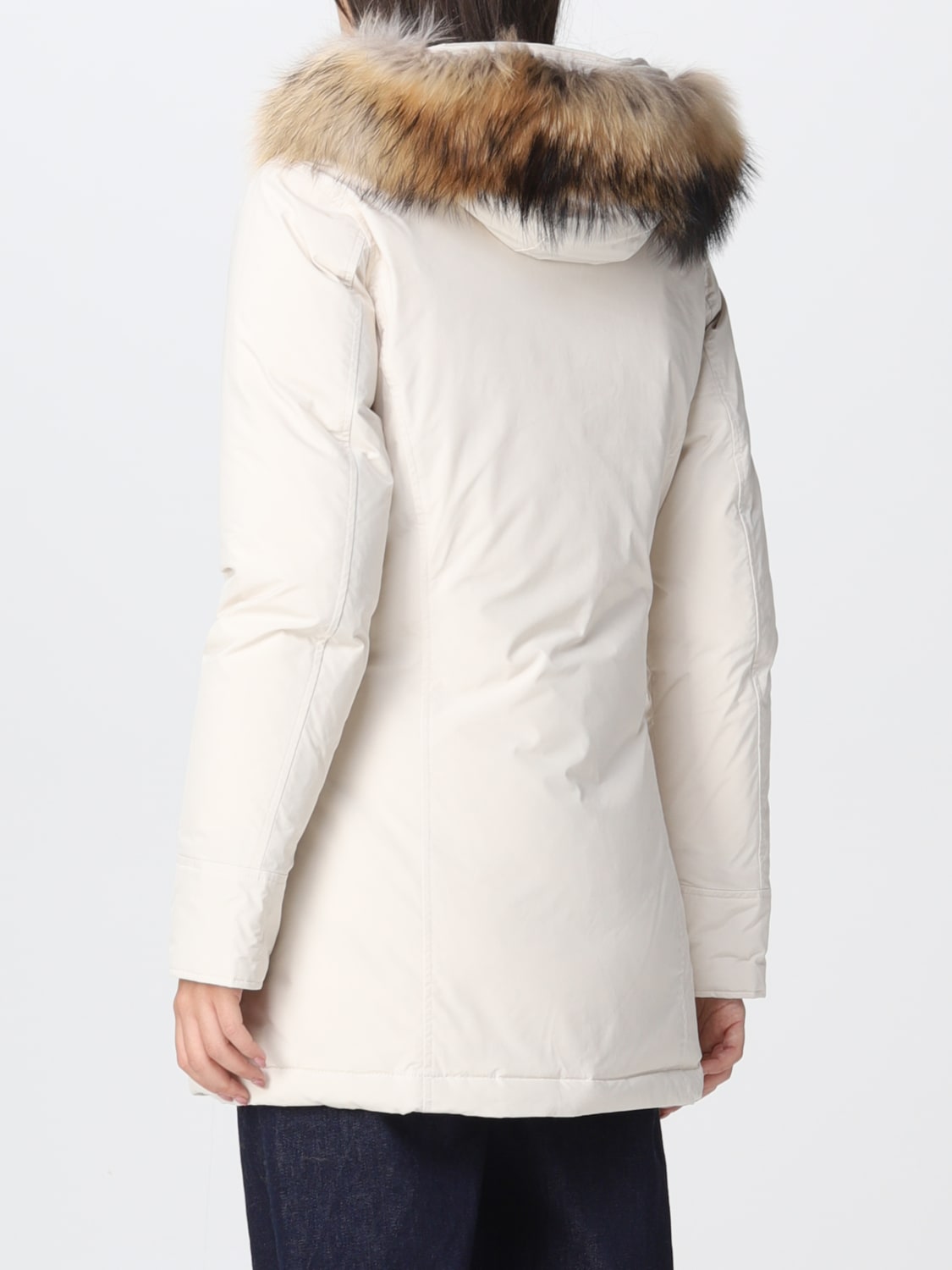 WOOLRICH COAT: Jacket women Woolrich, Cream - Img 2