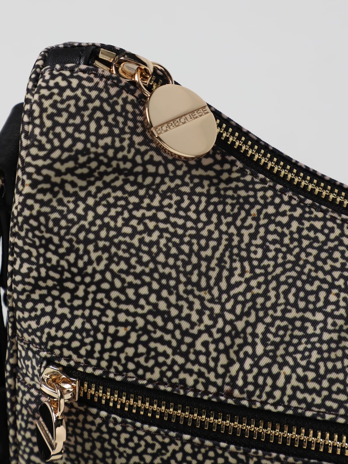 BORBONESE CROSSBODY BAG: Shoulder bag women Borbonese, Natural - Img 3