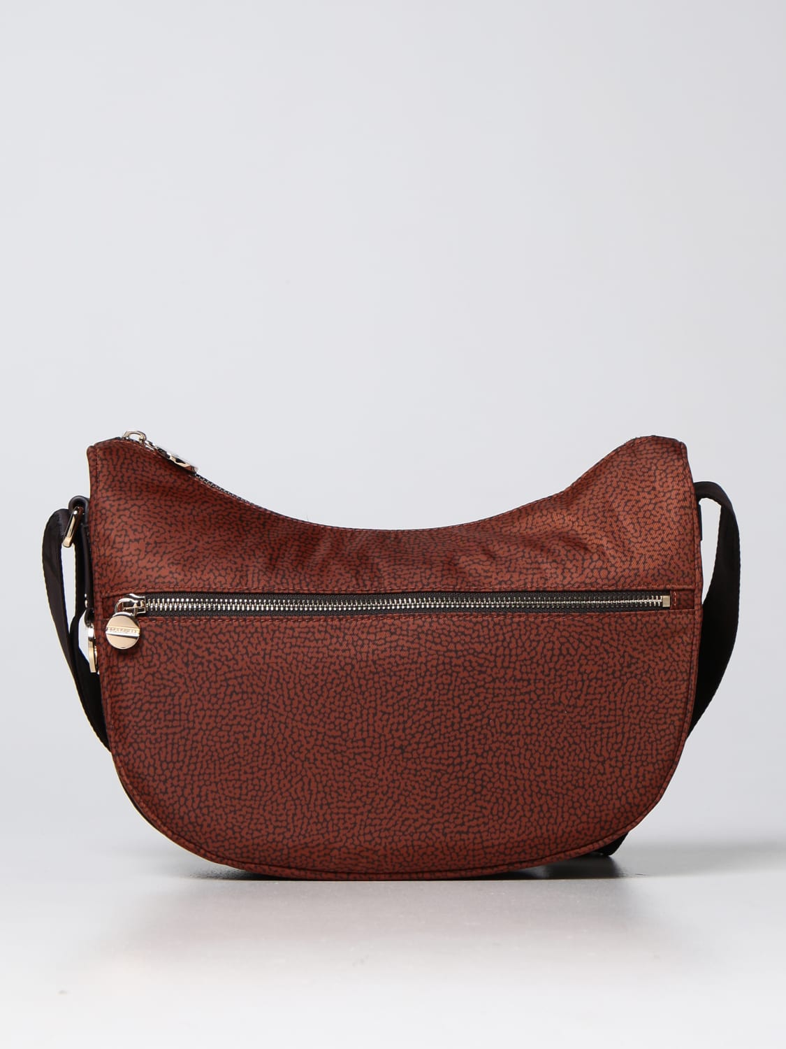 BORBONESE CROSSBODY BAG: Shoulder bag women Borbonese, Black 1 - Img 1