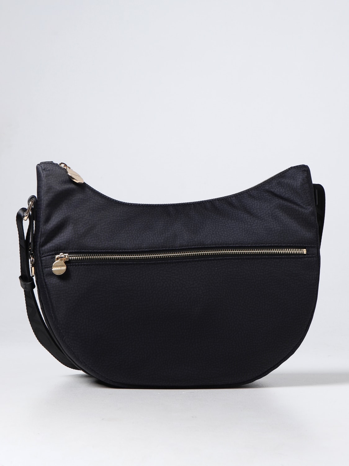 BORBONESE CROSSBODY BAG: Shoulder bag women Borbonese, Black - Img 1